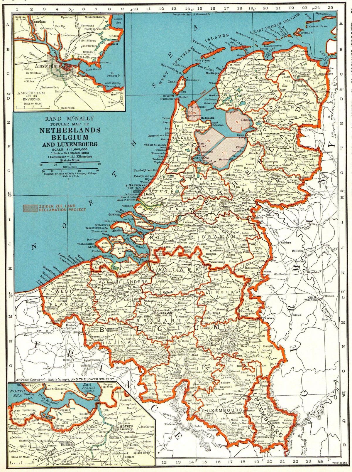 Историческая карта Нидерландов